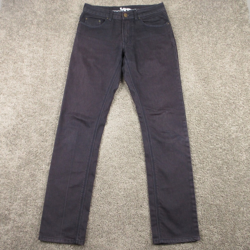 Bulltetprufe Jeans Mens 30x34 Black Faded Stretch Regular Straight Denim Pants
